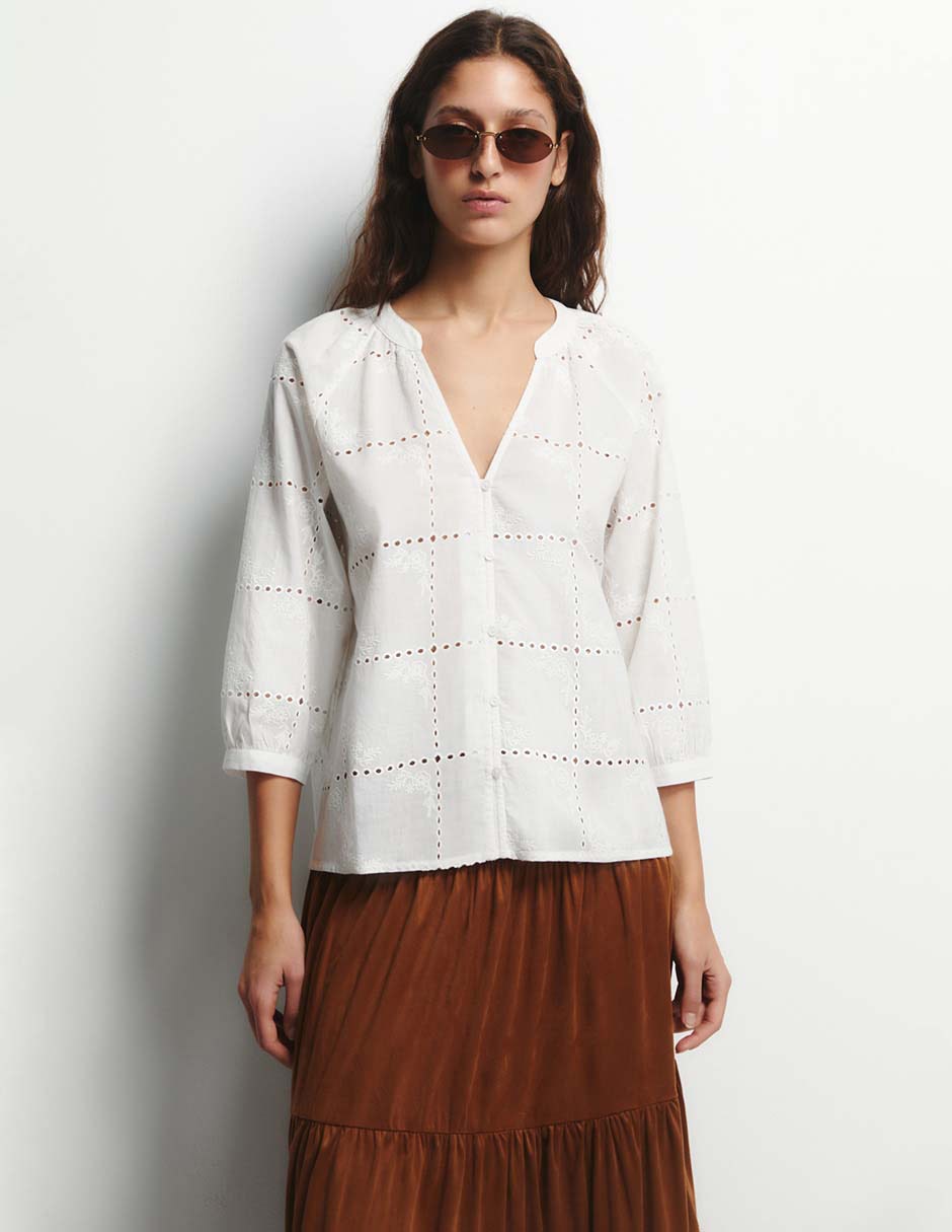 Blusa Sfera manga 3/4 para mujer 1
