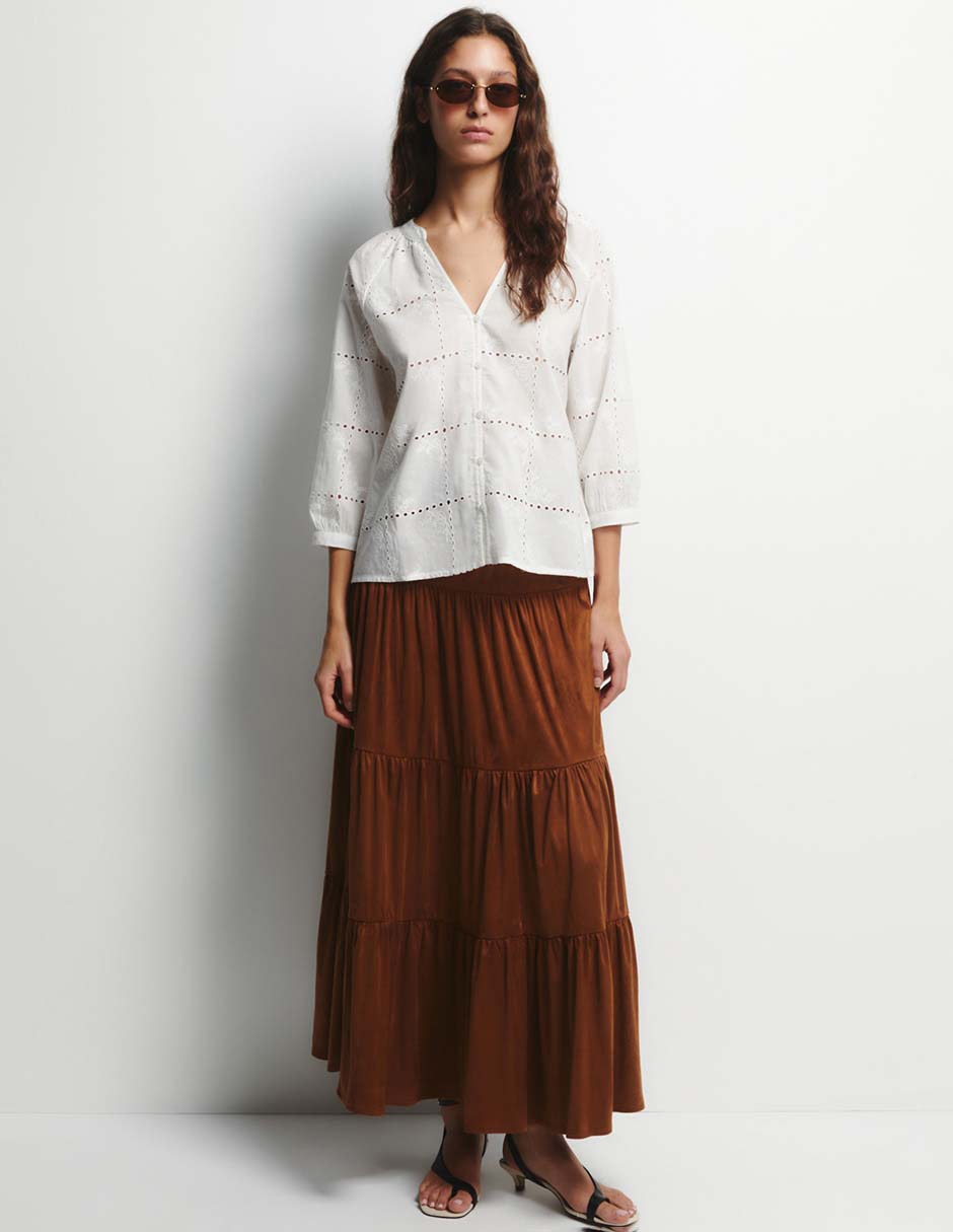 Blusa Sfera manga 3/4 para mujer 4
