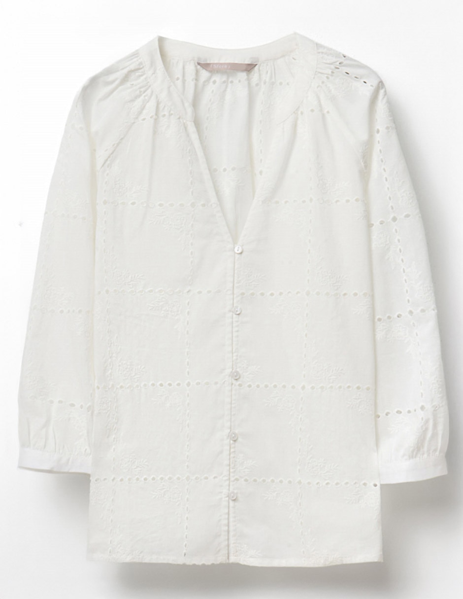 Blusa Sfera manga 3/4 para mujer 5